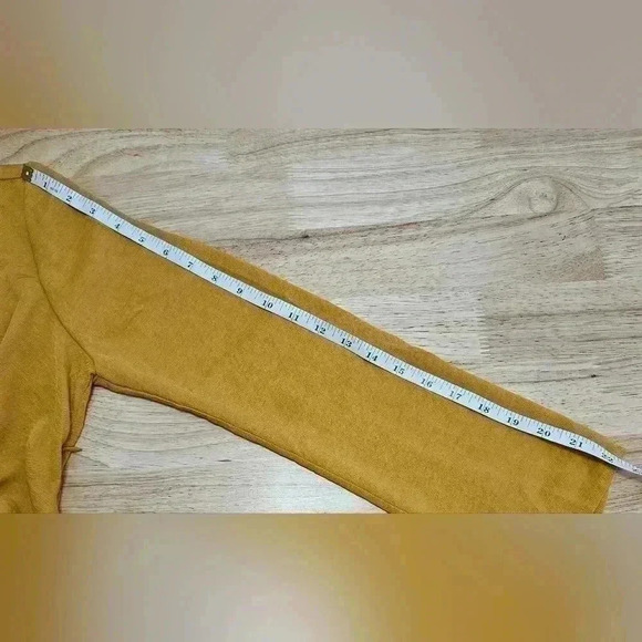 Topshop Womens Size 6 Yellow Wrap Dress - Picture 5 of 14